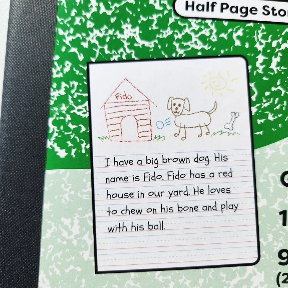 Primary Composition Notebook Grades K-2 Primary Journal Grades Writing Drawing J